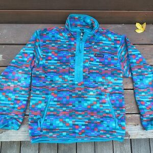 Colorful Patterned Pullover Hoodie